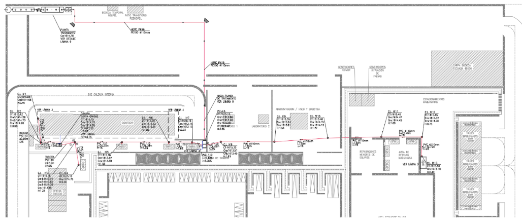 Red de Alcantarillado Instalación de Faenas